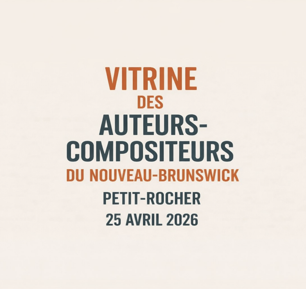 Vitrine des auteurs-compositeurs du Nouveau-Brunswick